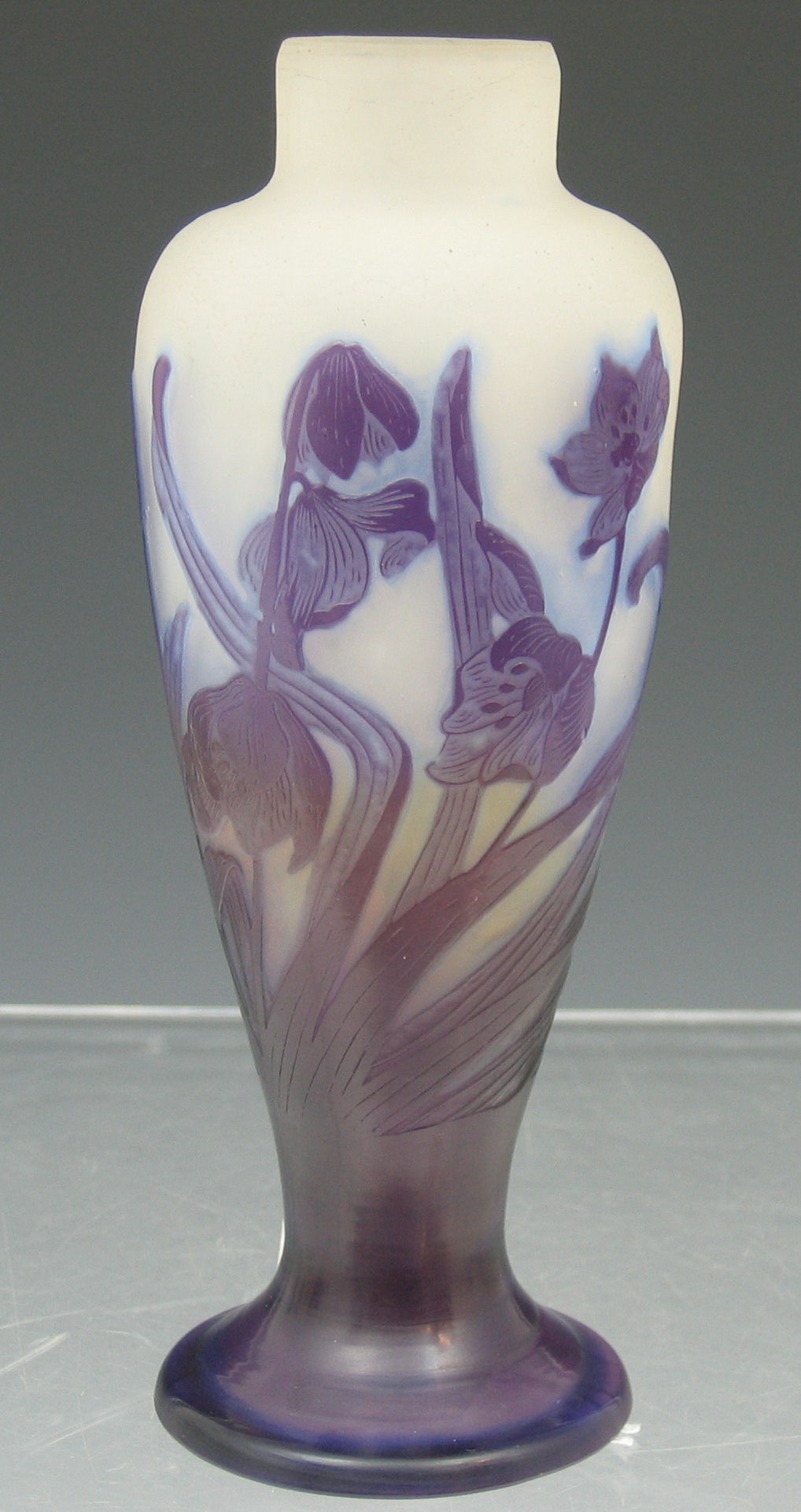 A Gallé cameo glass vase,