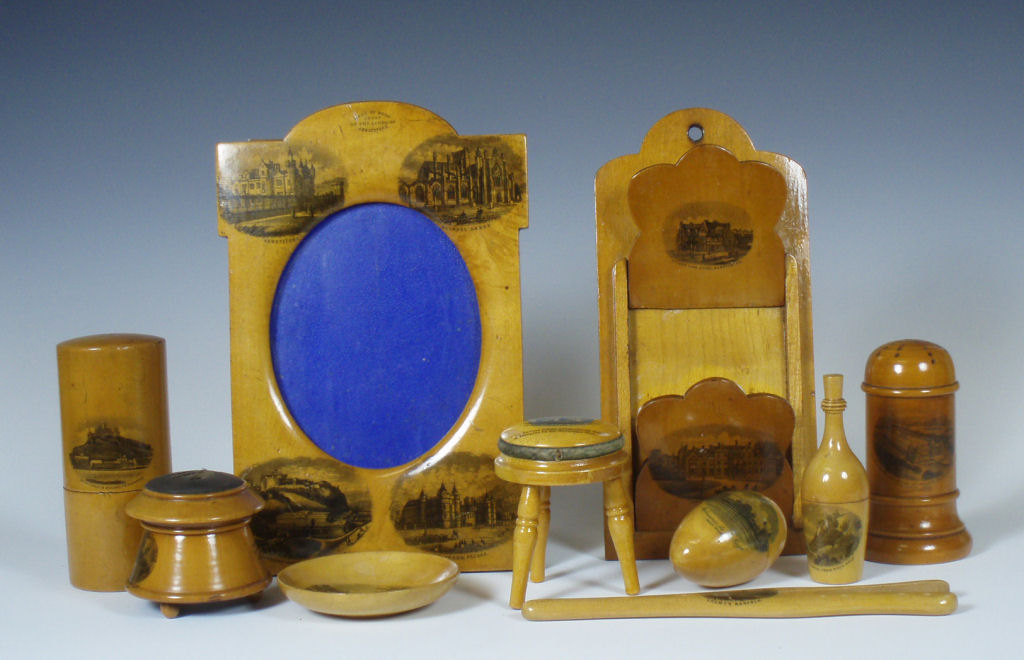 A group of 19th century mauchlineware