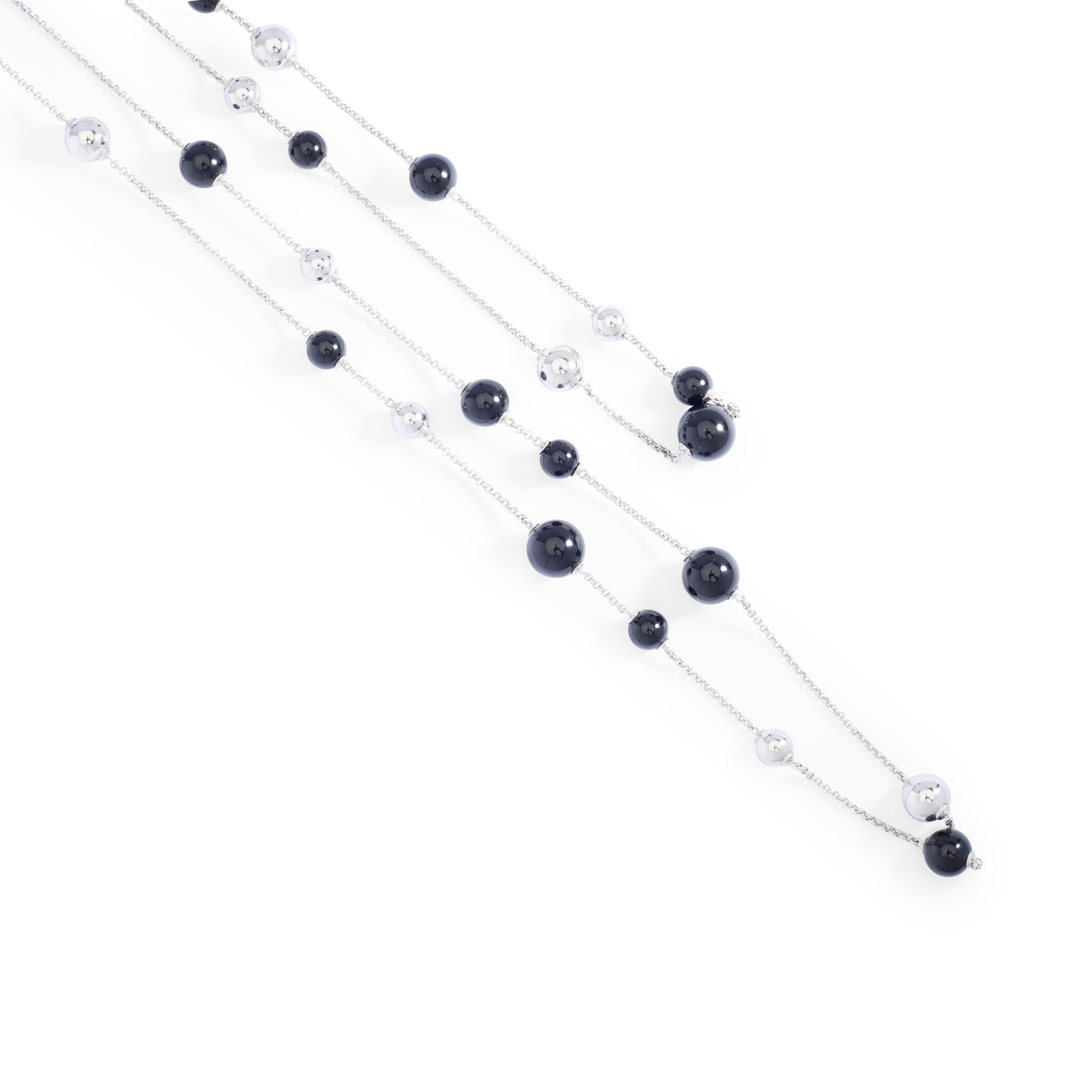 Georg Jensen: An onyx sphere necklace