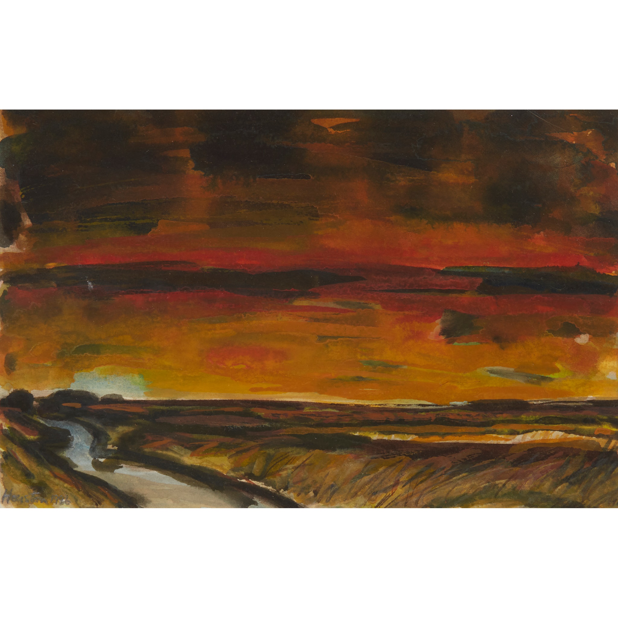 JOHN HOUSTON R.S.A., R.S.W., S.S.A. (SCOTTISH 1930-2008)