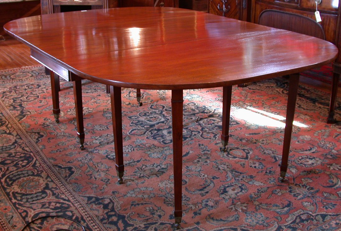 A 19th century mahogany gateleg dining table,