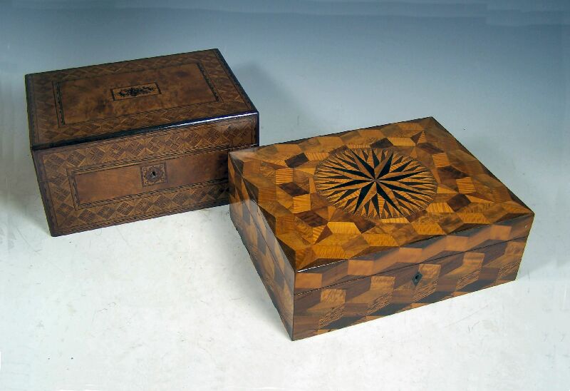 A specimen inlaid box