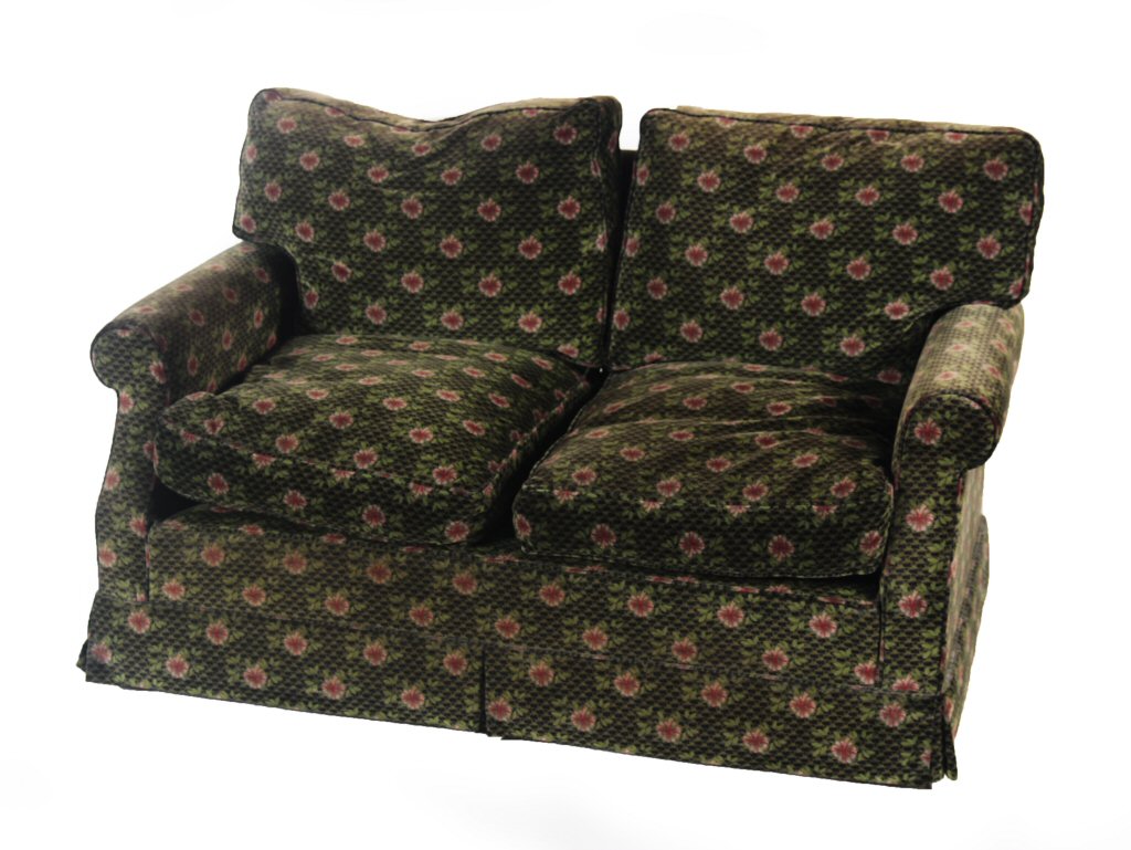 TWO SEATER SOFA RETAILED BY LIBERTY & CO