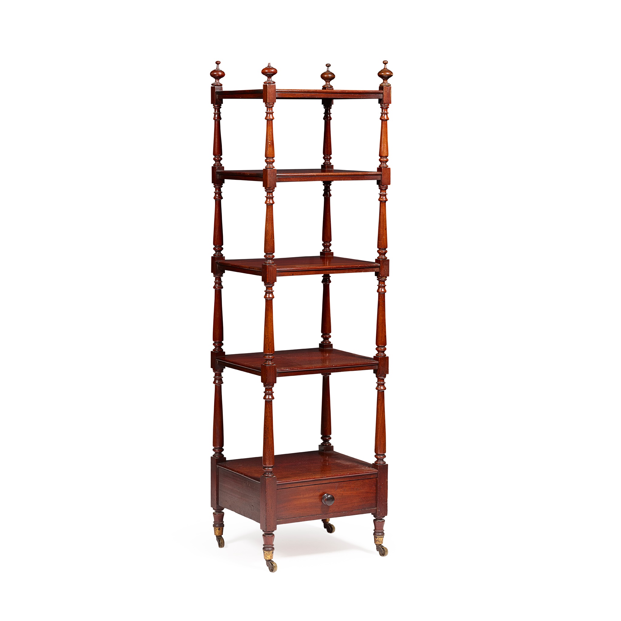 WILLIAM IV MAHOGANY WHATNOT