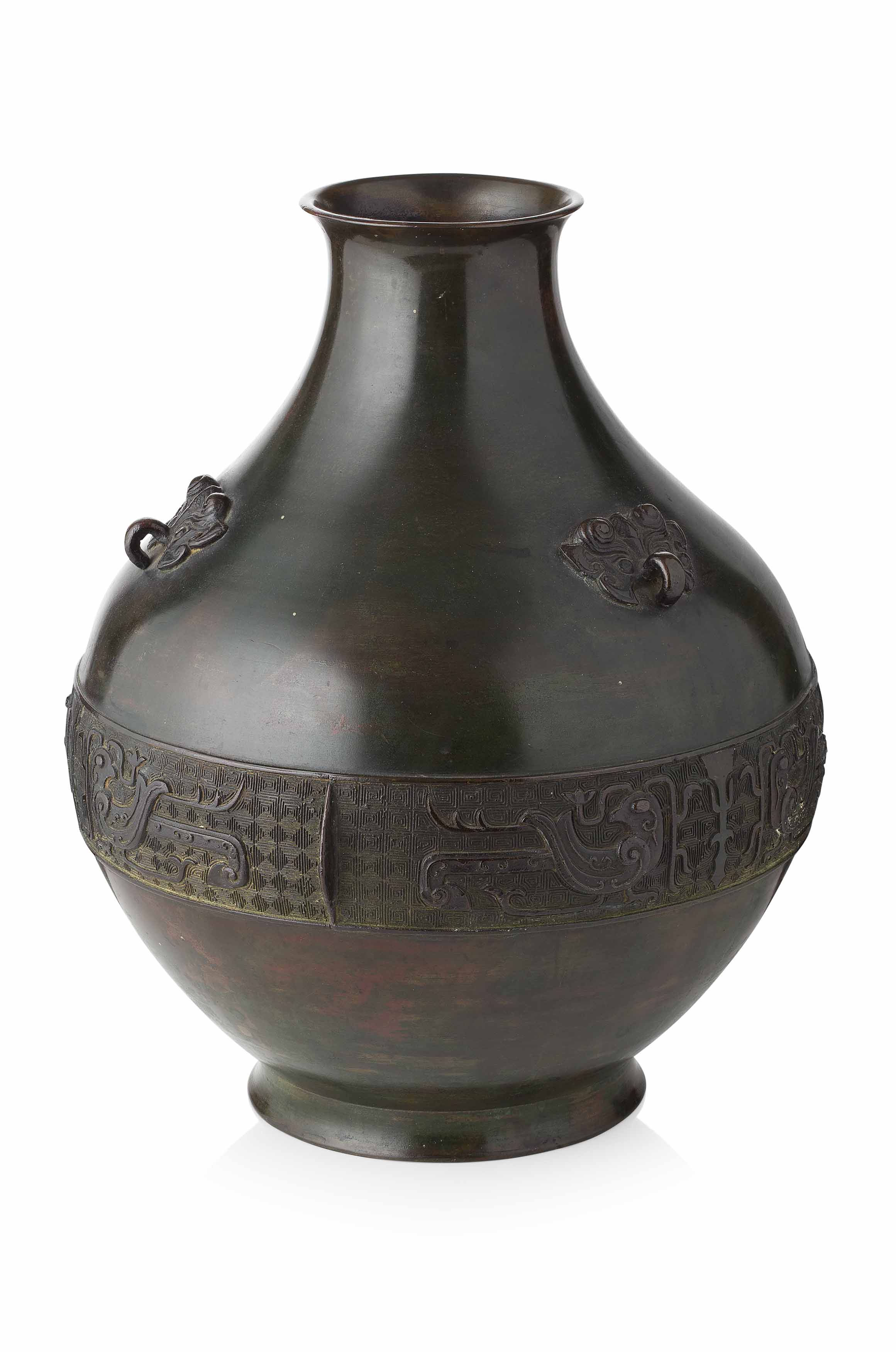ARCHAISTIC BRONZE VASE