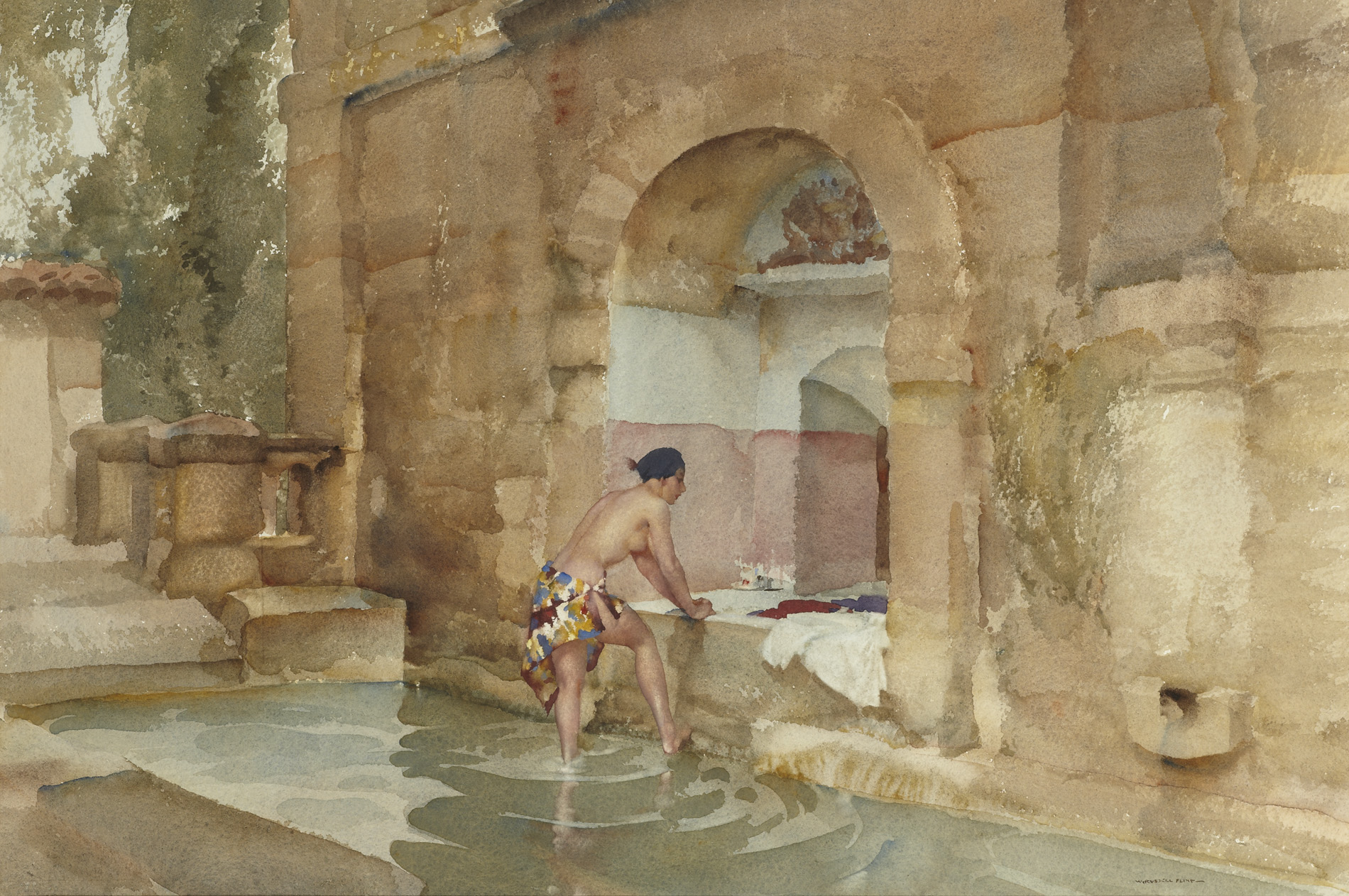 SIR WILLIAM RUSSELL FLINT P.R.A., P.R.W.S., R.S.W., R.O.I., R.E. (SCOTTISH 1880-1969)