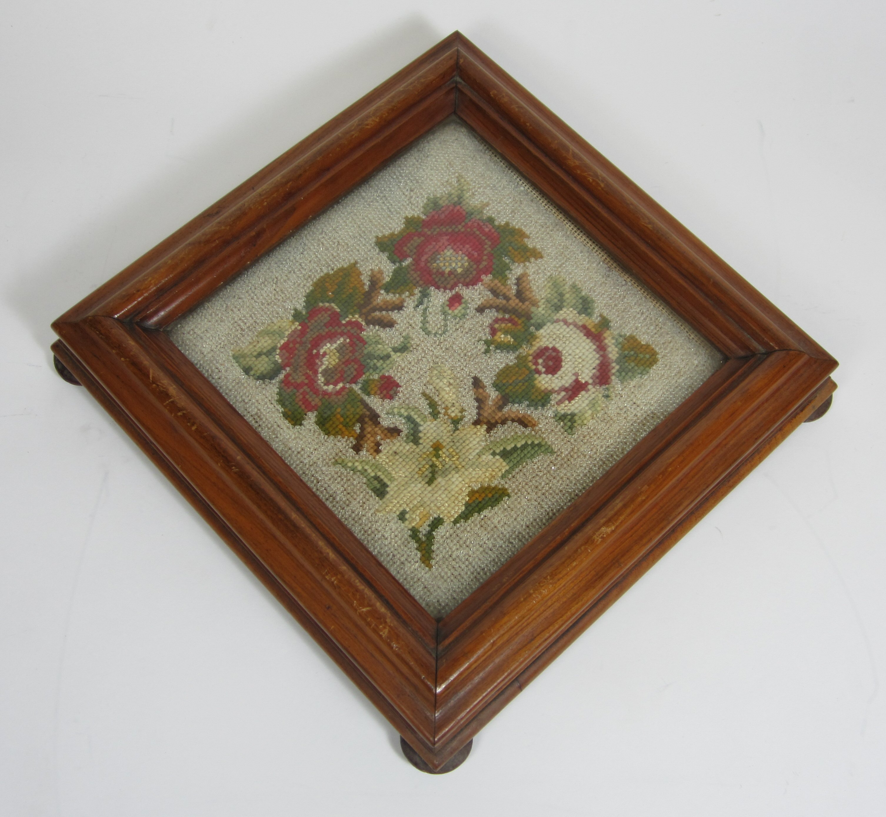 COLLECTION OF BEADWORK STANDS AND STOOLS