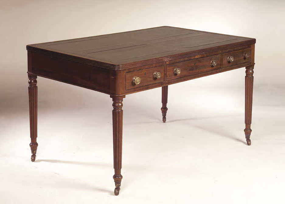 A Regency mahogany writing table,