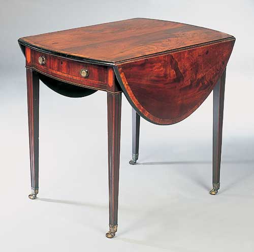A George III mahogany Pembroke table