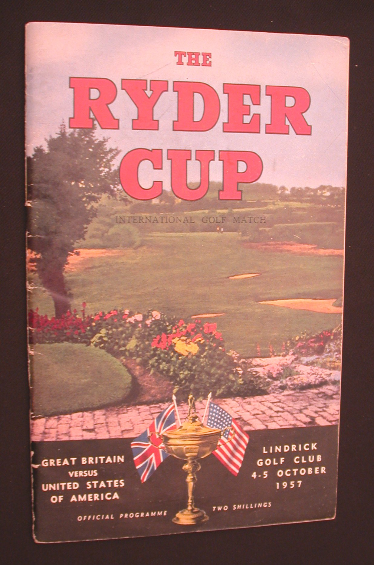 A Ryder Cup Official souvenir programme