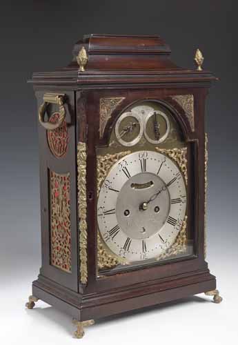 George Aitken, Edinburgh An 18th century 8-day PROBABLY LABURNUM bracket clock,