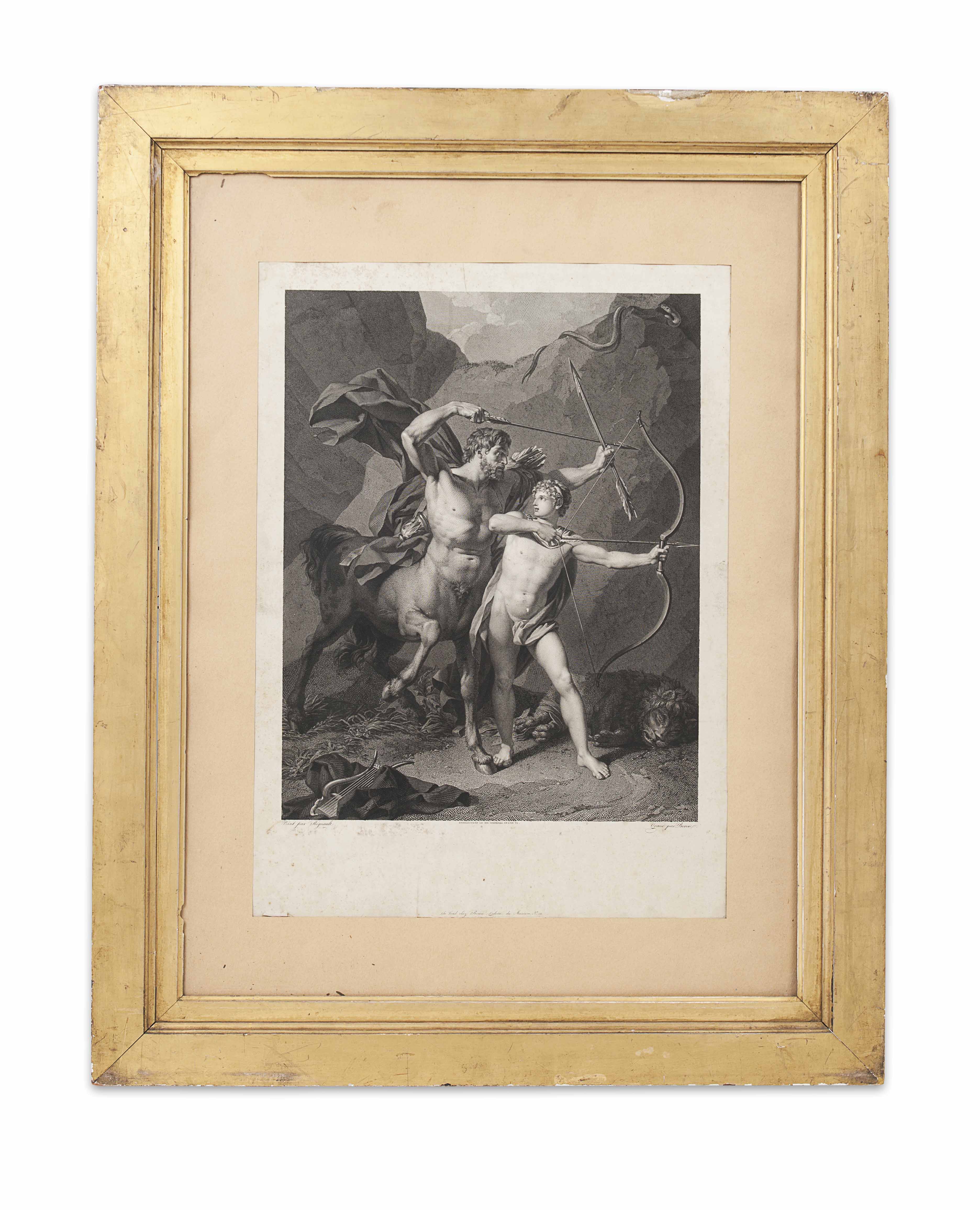 TWO MYTHOLOGICAL SUBJECT PRINTS