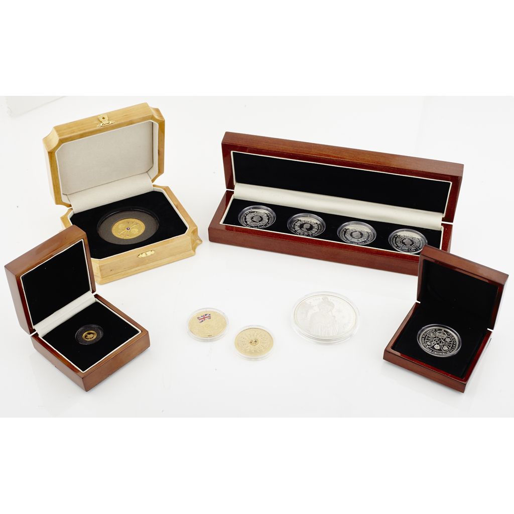 TRISTAN DA CUNHA - A set of four proof 60th Anniversary EIIR crowns