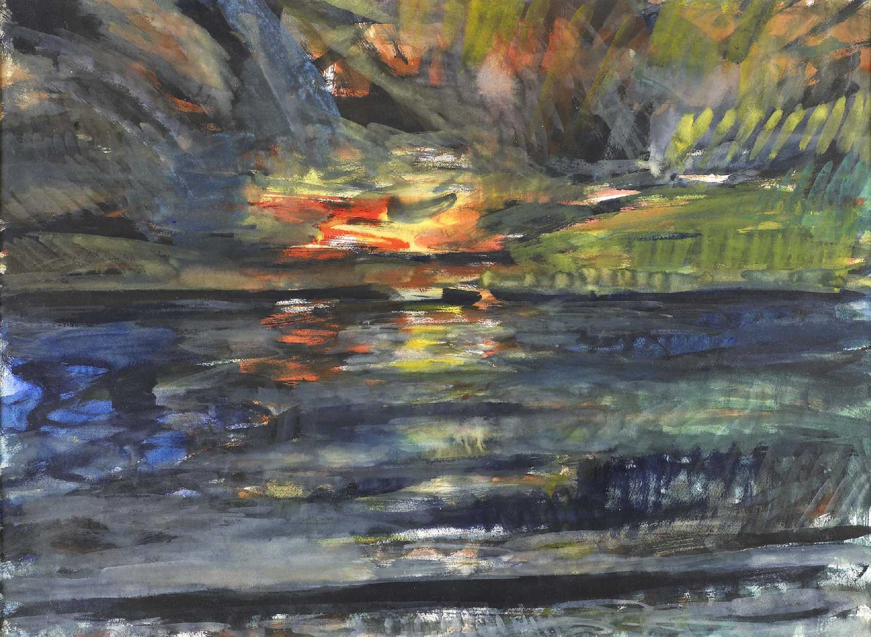 JOHN HOUSTON R.S.A., R.S.W., S.S.A (SCOTTISH 1930-2008)