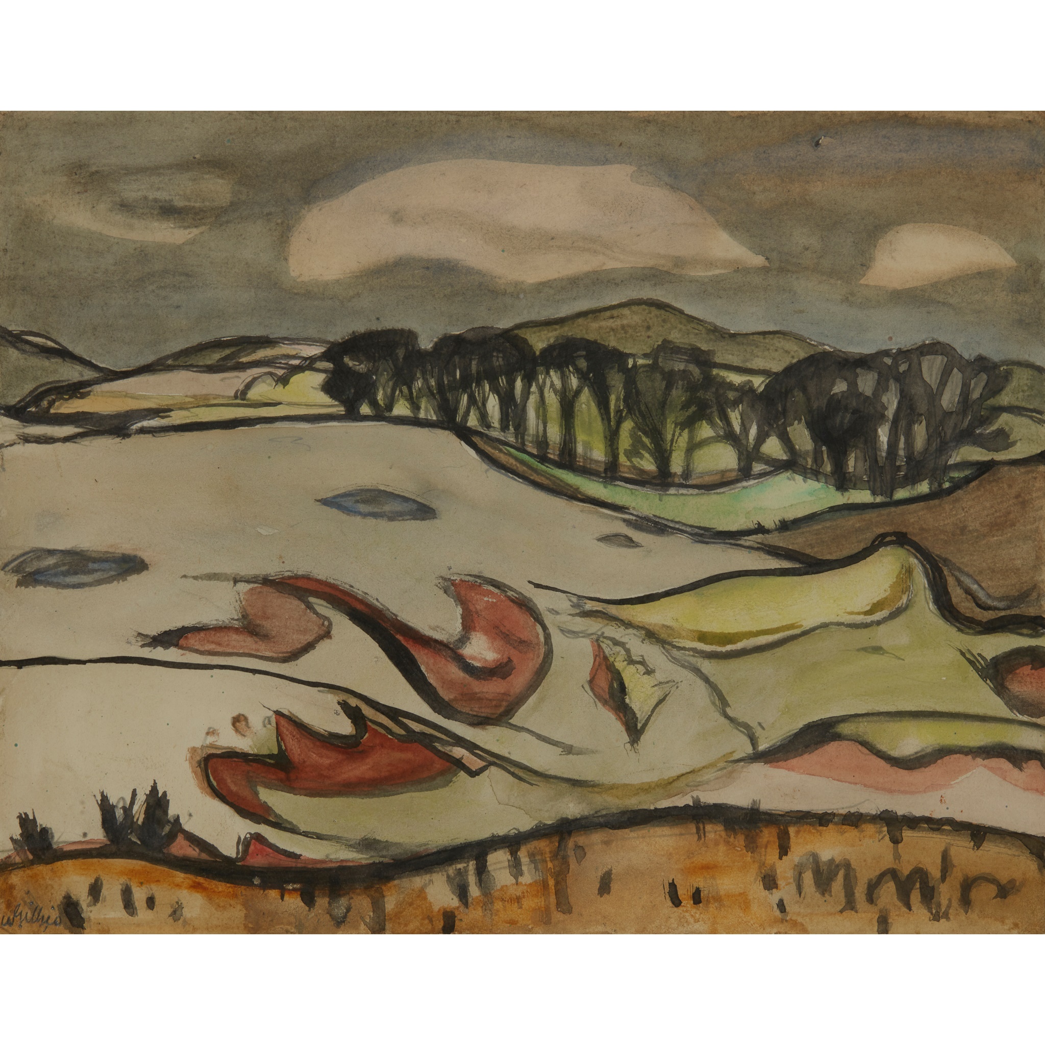 SIR WILLIAM GEORGE GILLIES C.B.E., L.L.D., R.S.A., P.R.S.W., R.A. (SCOTTISH 1898-1973)