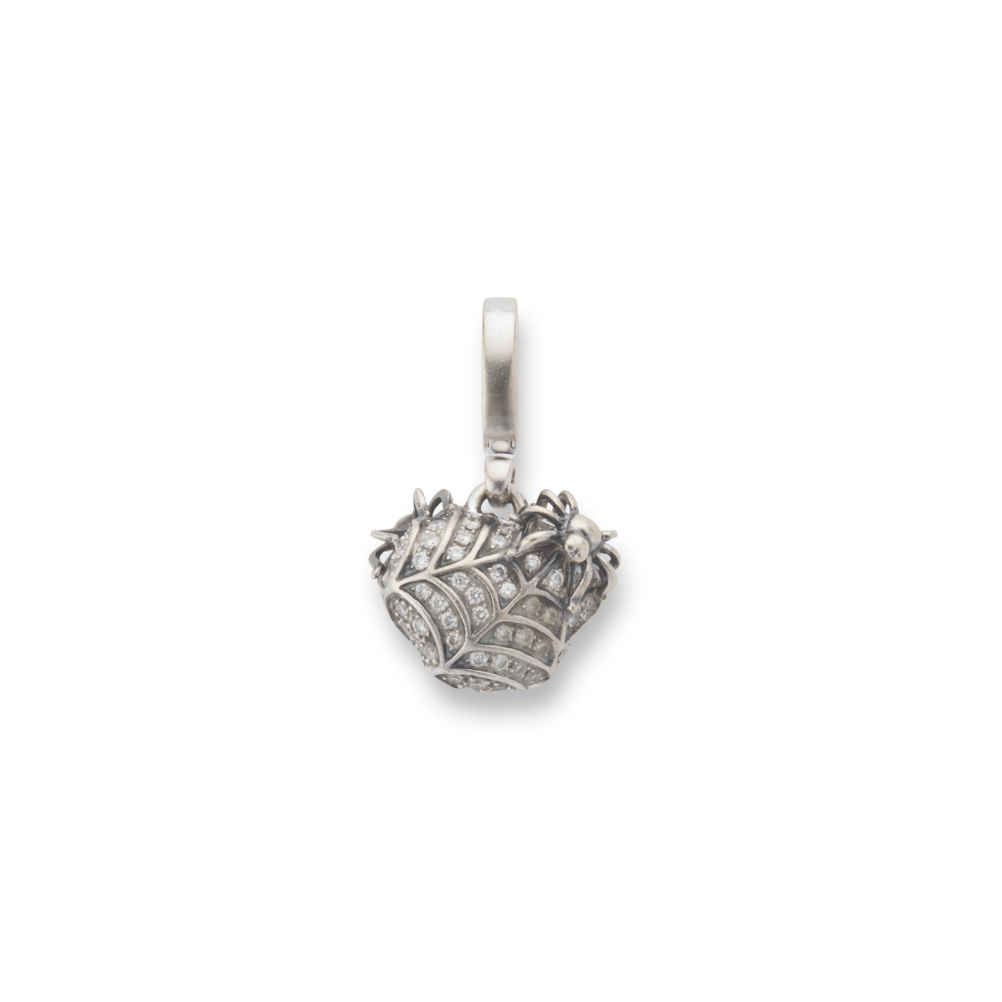 Theo Fennell: A white gold and diamond spider charm
