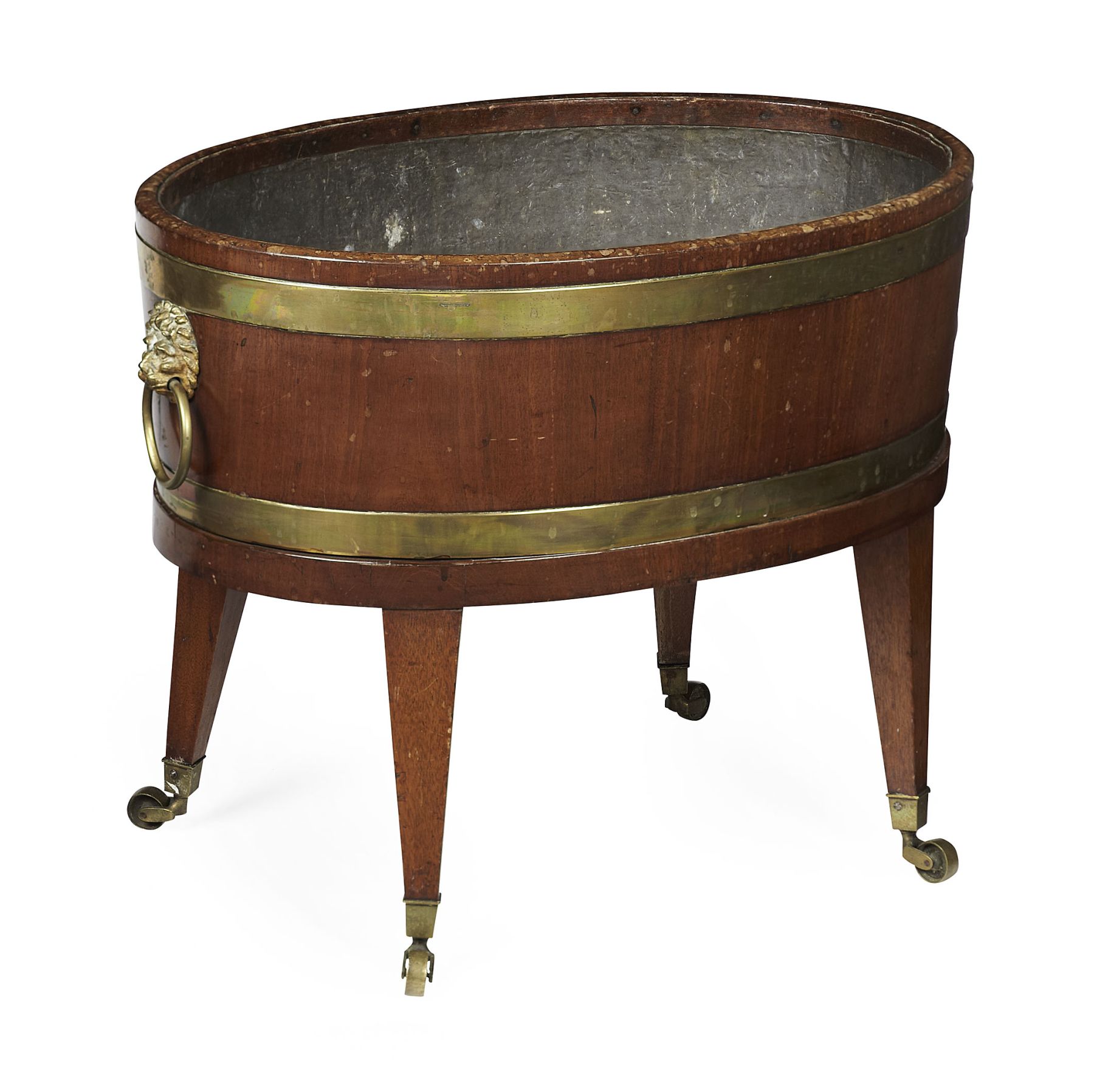 GEORGE III MAHOGANY WINE CELLAR