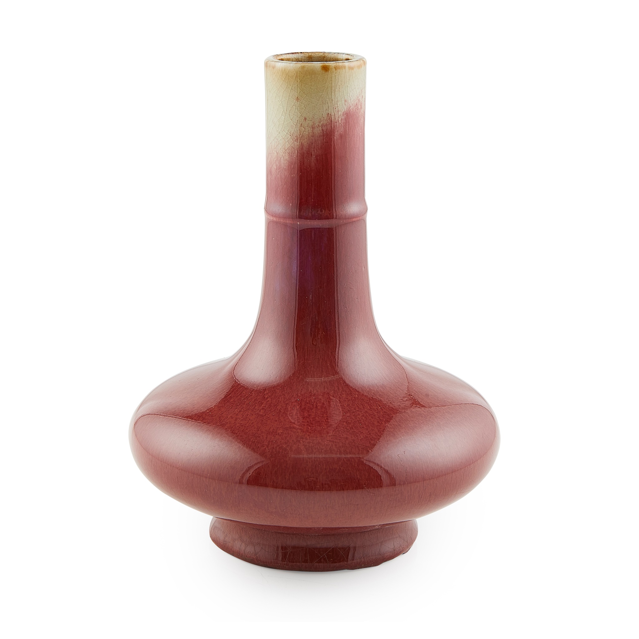 RED-GLAZED VASE
