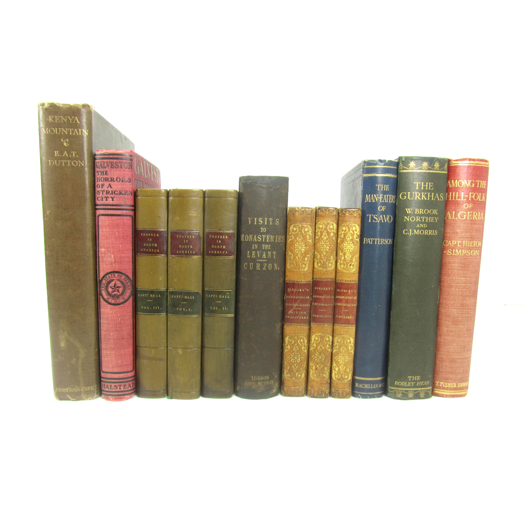 TRAVEL BOOKS, A QUANTITY