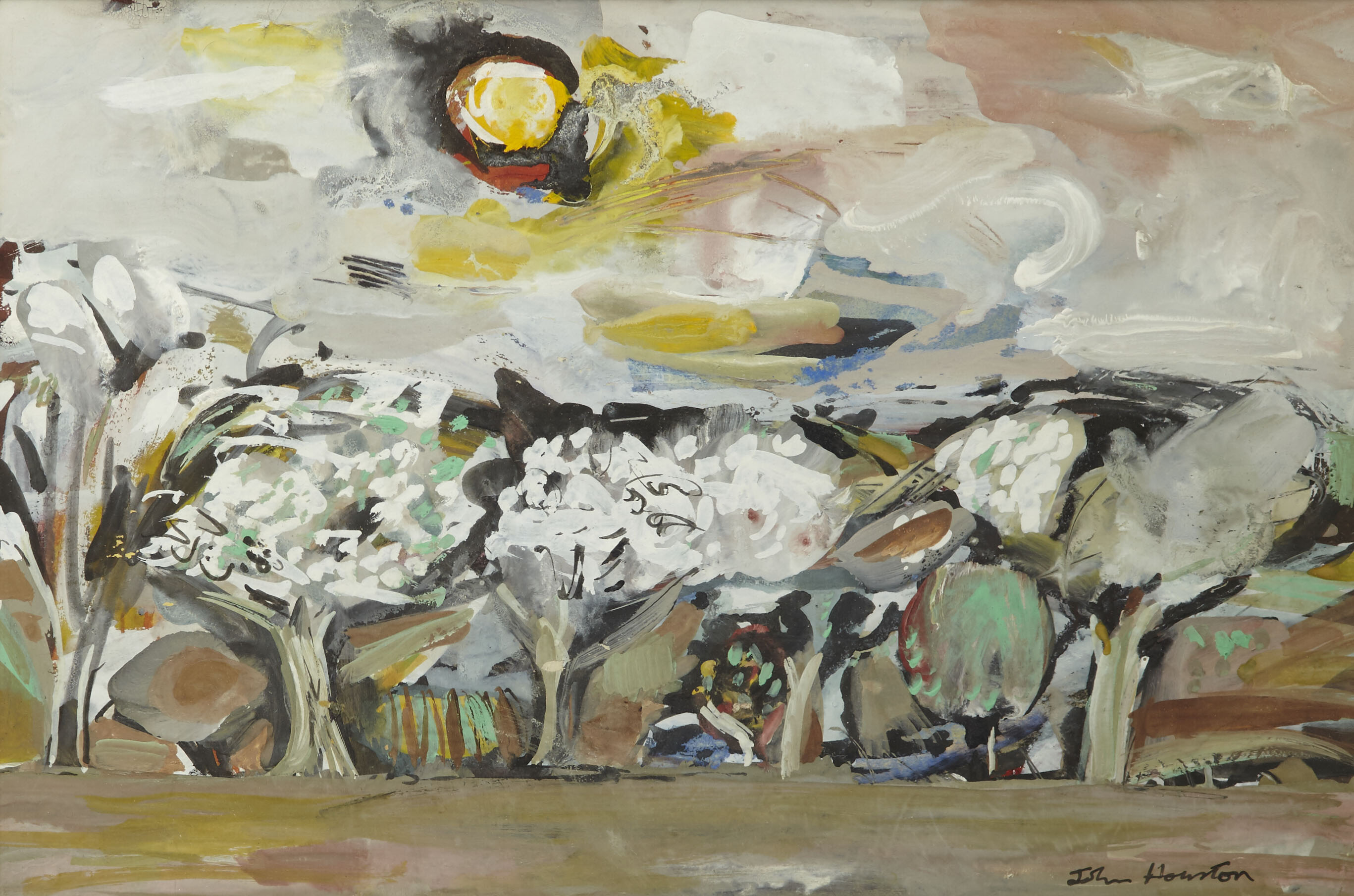 JOHN HOUSTON O.B.E., R.S.A., R.S.W. (SCOTTISH 1930-2008)