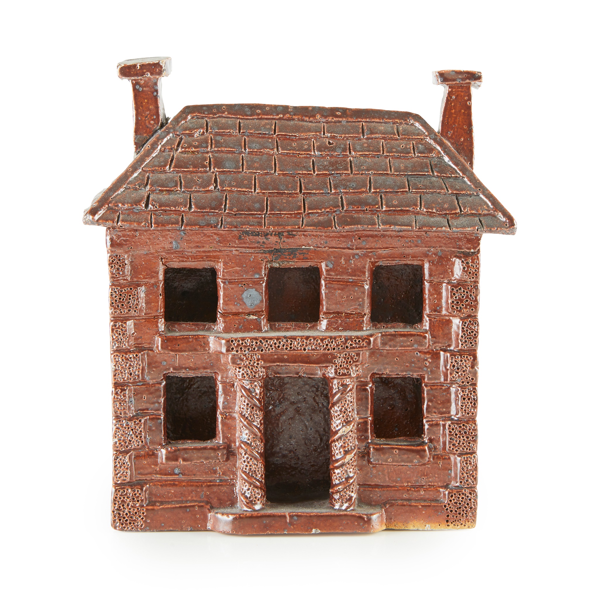 SALT-GLAZED MODEL OF A HOUSE