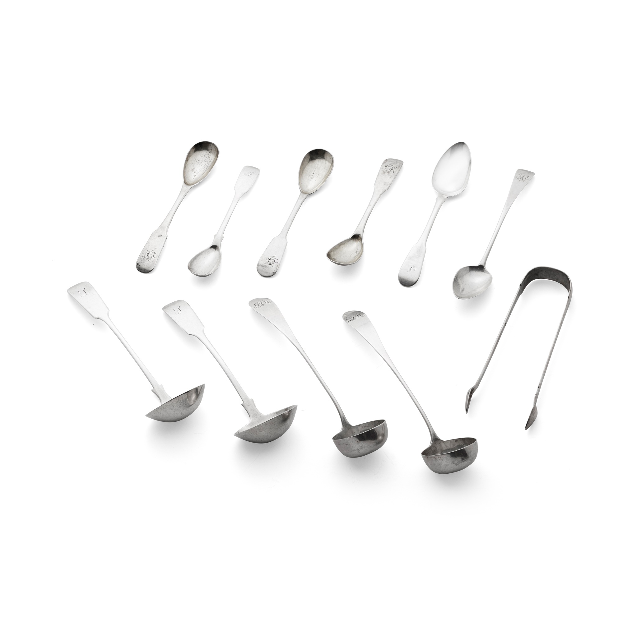 INVERNESS – A PAIR OF SCOTTISH PROVINCIAL TODDY LADLES