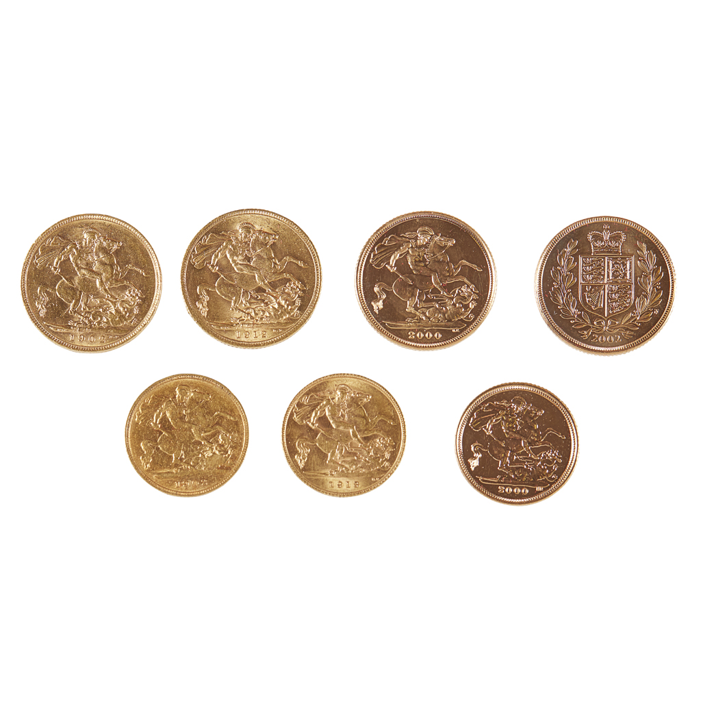 G.B. - A collection of gold sovereigns and half sovereigns ALTERATION SEE CONDITION REPORT