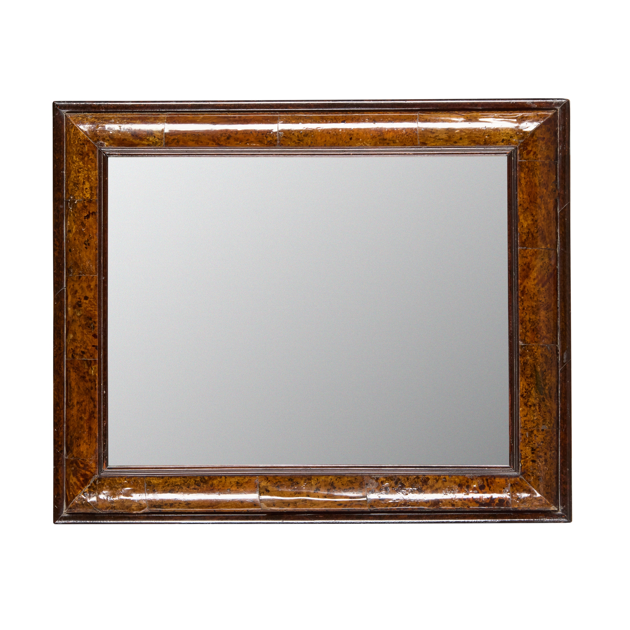 TORTOISESHELL CUSHION FRAME MIRROR