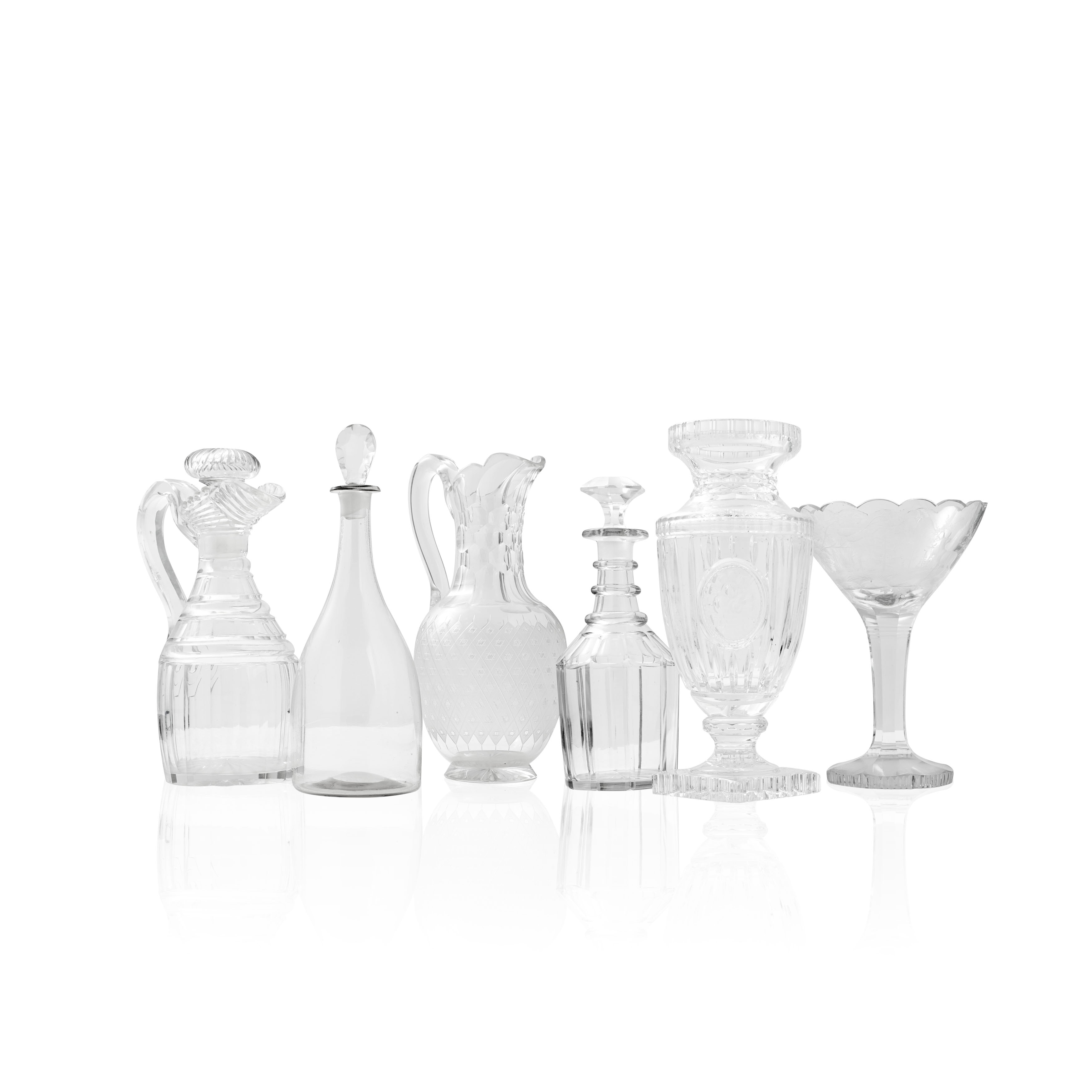 COLLECTION OF GLASS VESSELS