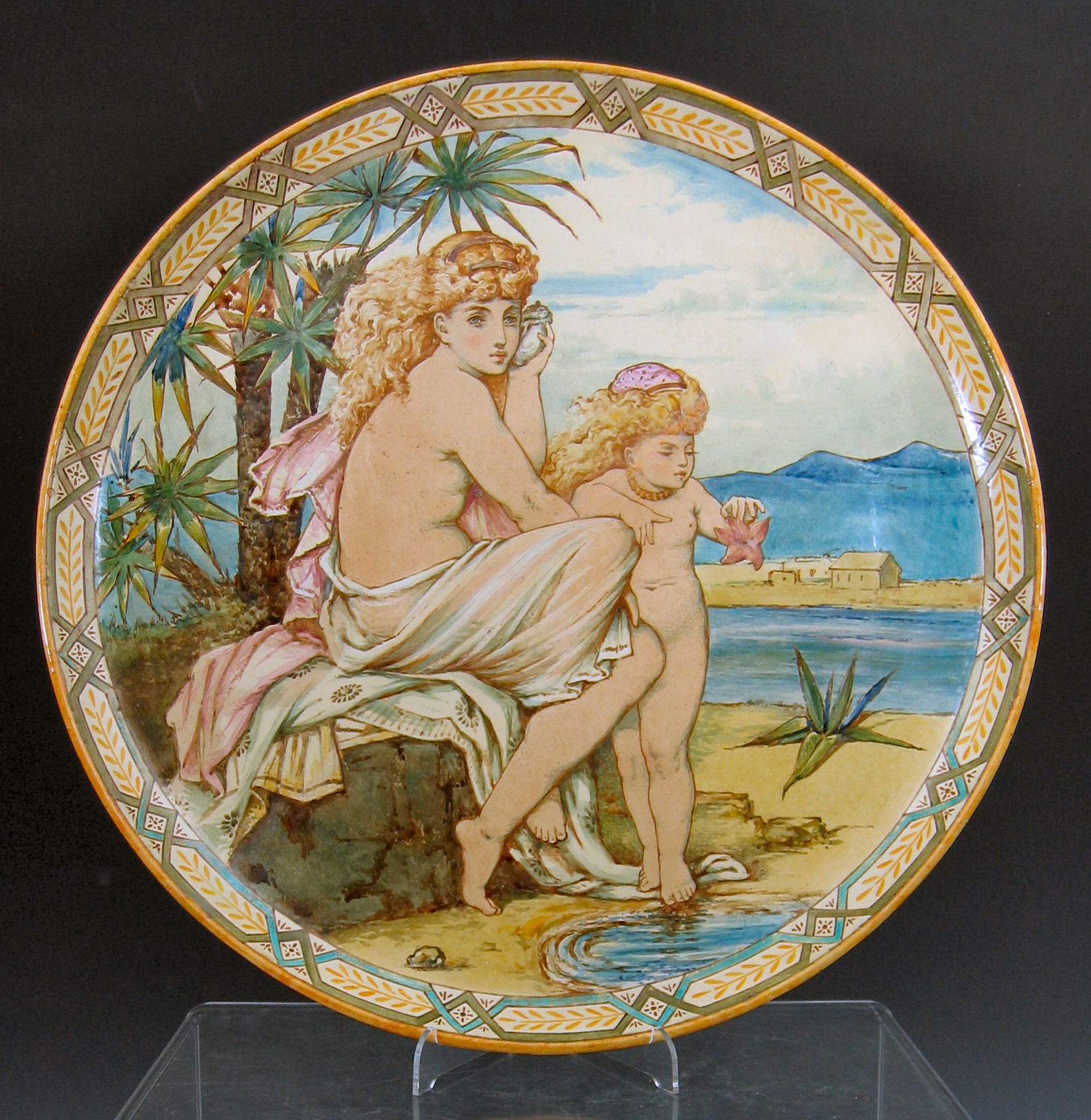 A Mintons circular charger,