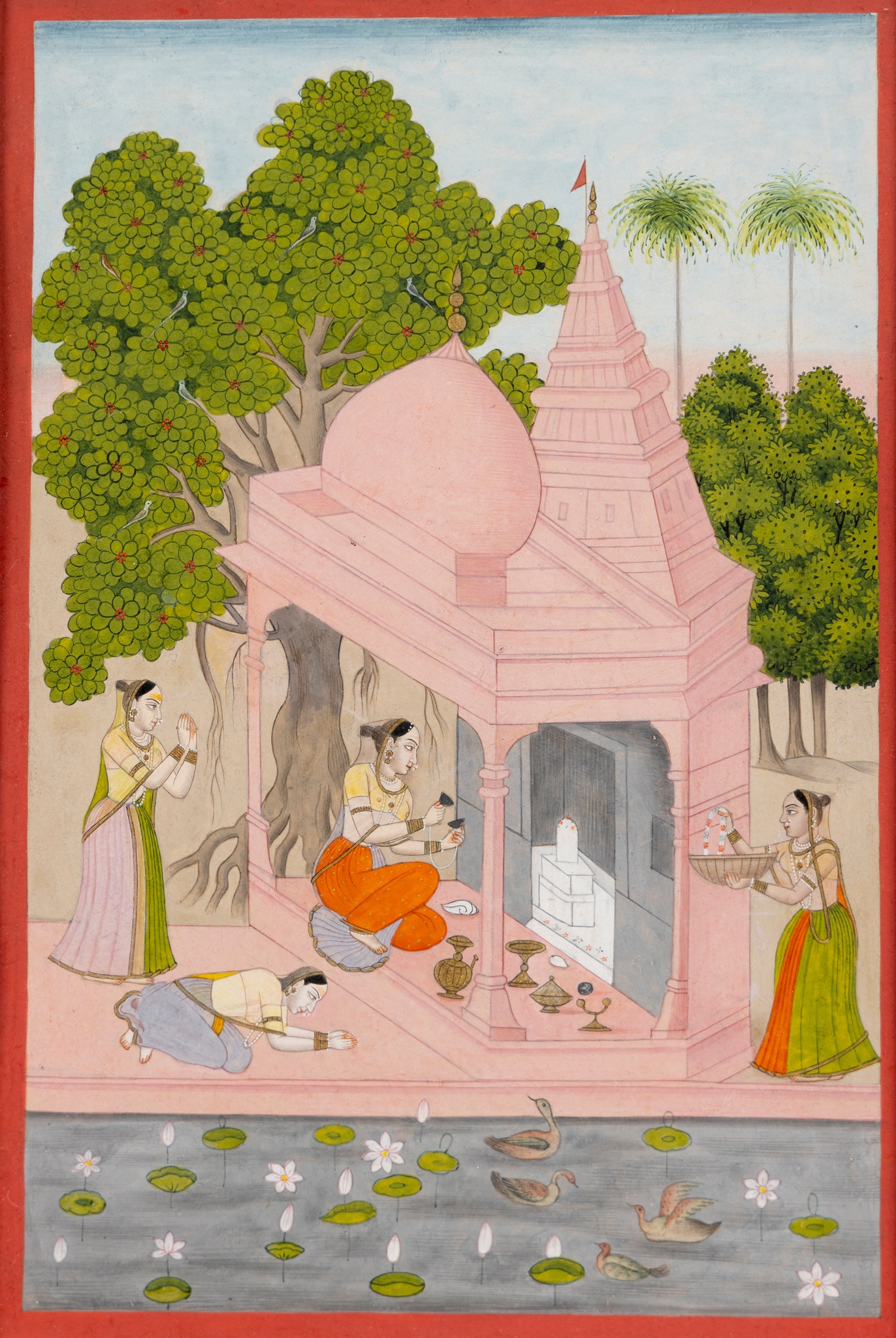 AN ILLUSTRATION FROM A RAGAMALA SERIES: DEVAKARI RAGINI