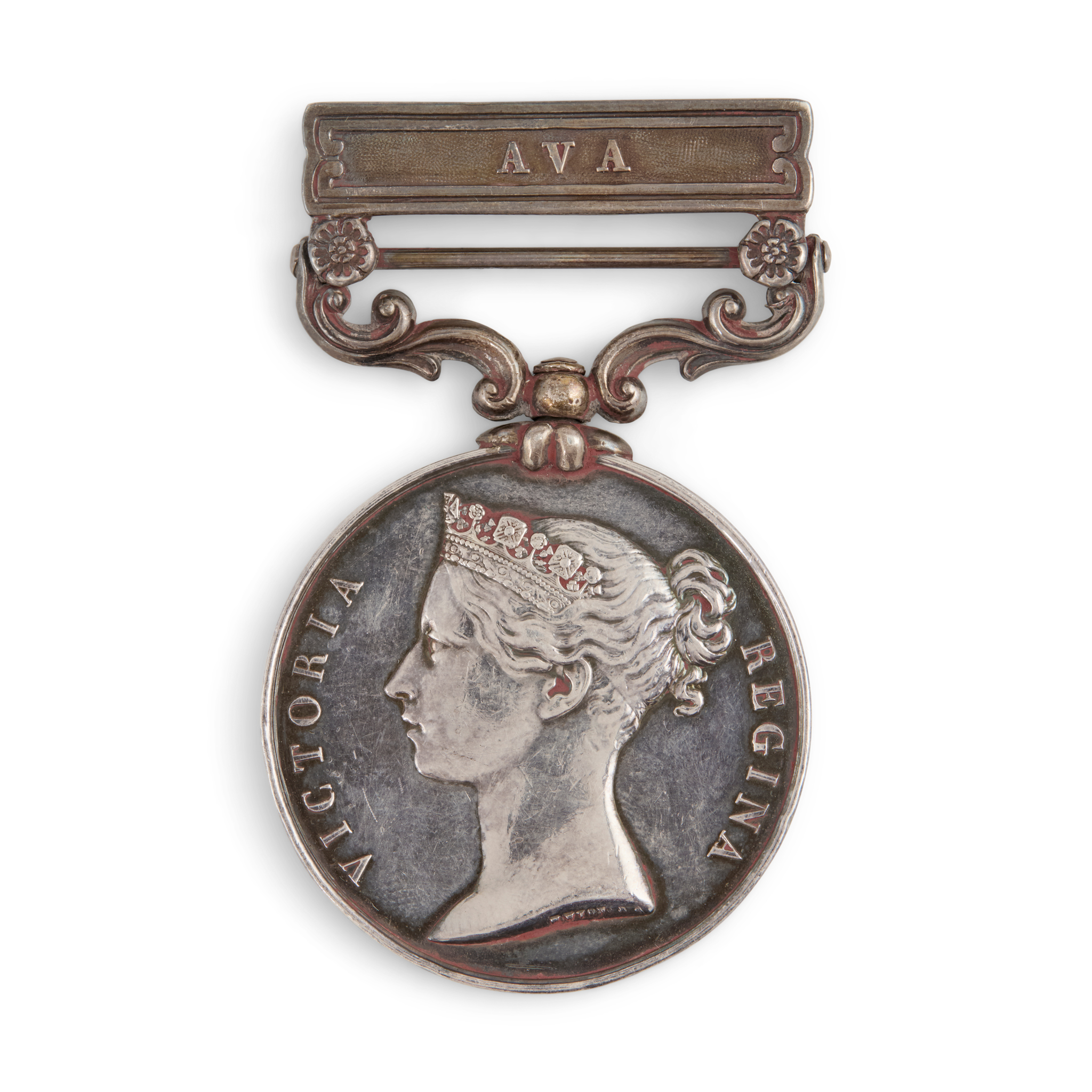VICTORIAN FIRST BURMESE WAR AVA CLASP ARMY OF INDIA MEDAL