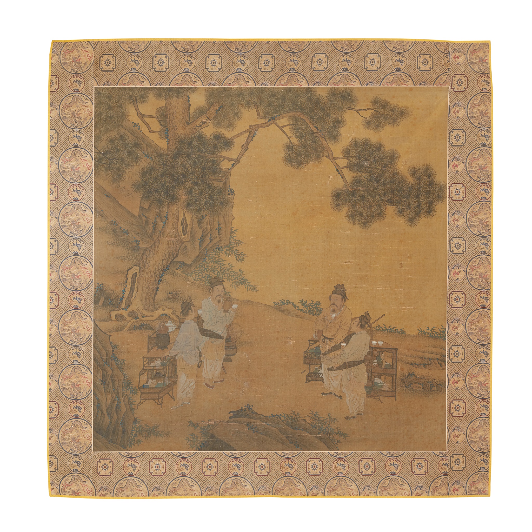 INK PAINTING WITH FIGURES