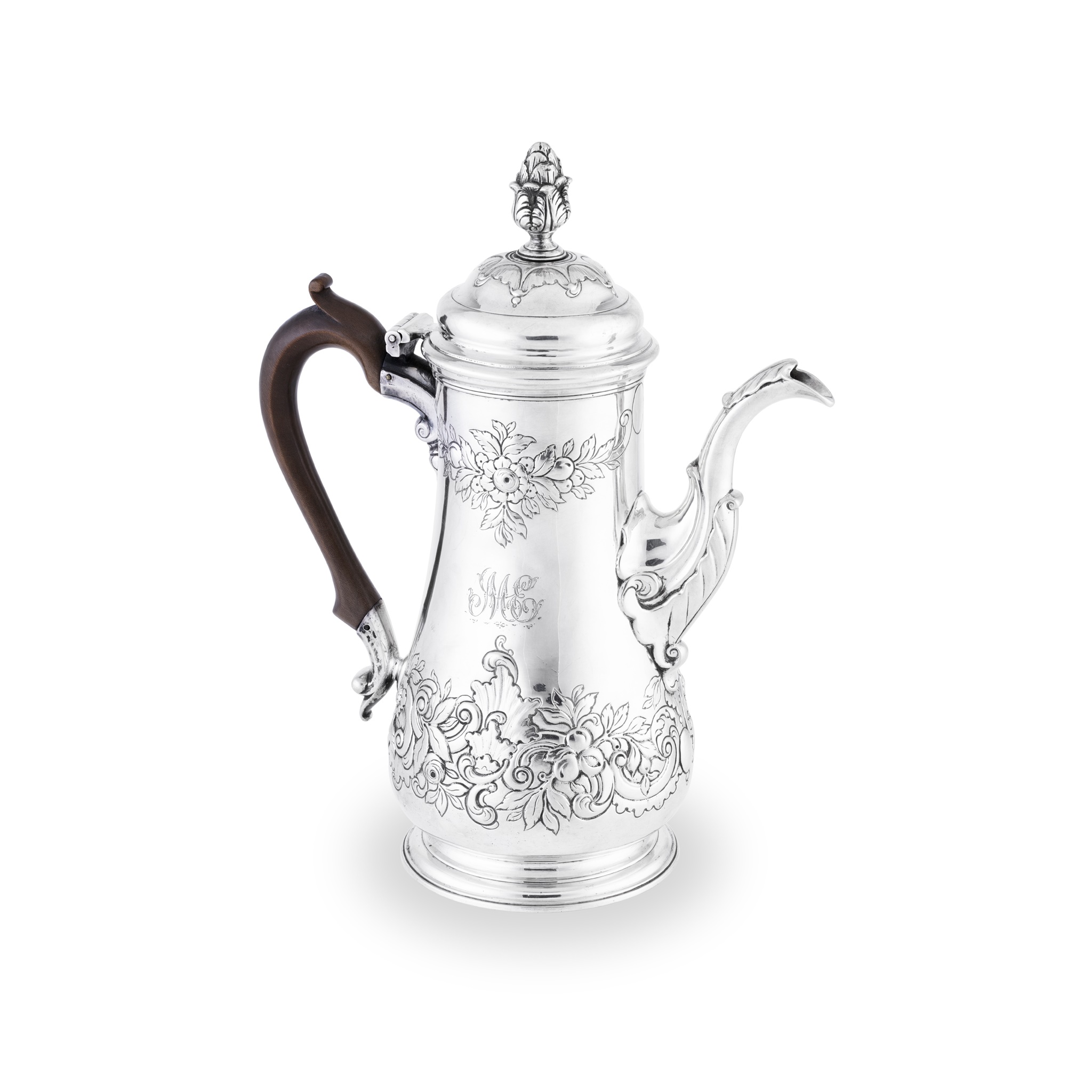 A GEORGE III COFFEE POT