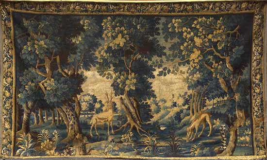 A Flemish verdure tapestry