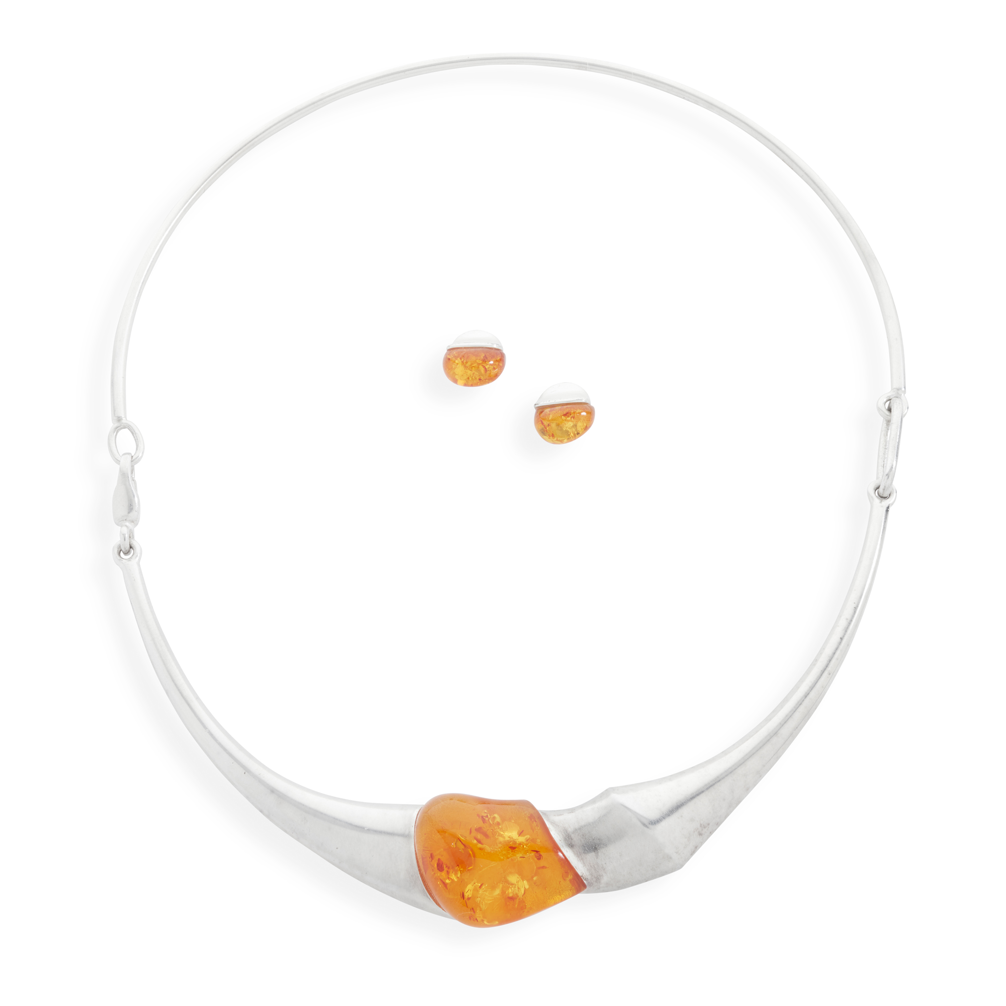 Poul Havegaard for Lapponia: A 'Two of a Kind' necklace and earrings