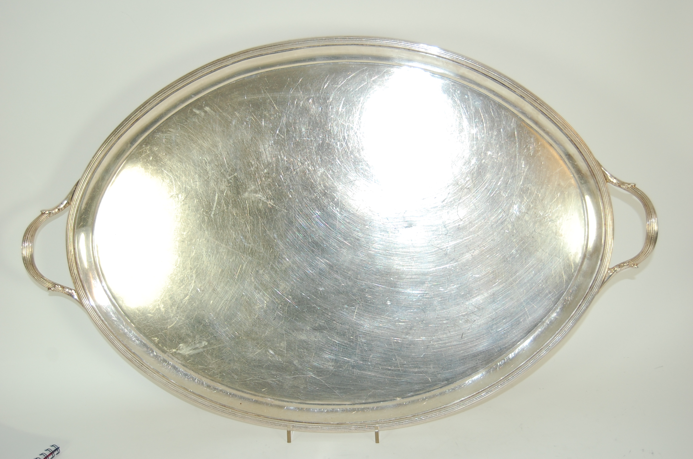 A twin handled butlers tray