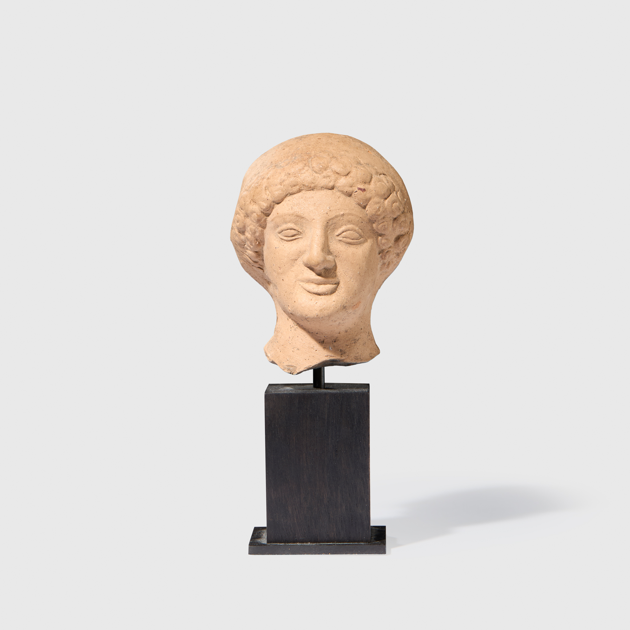 ANCIENT GREEK TERRACOTTA HEAD