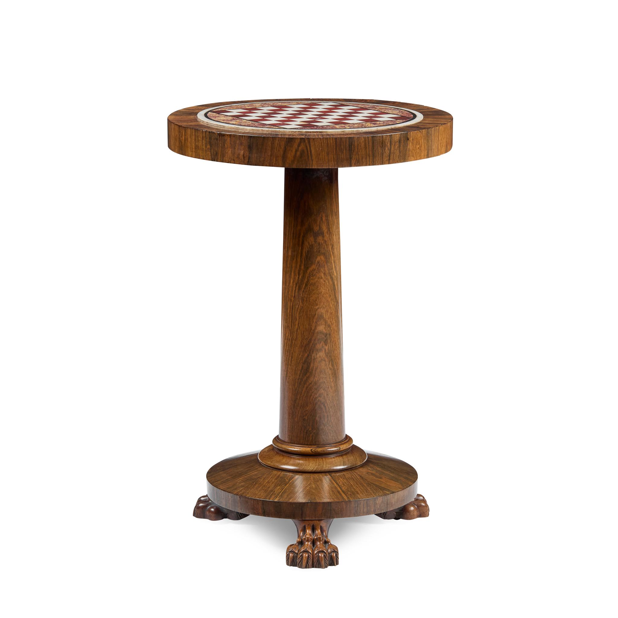 WILLIAM IV ROSEWOOD AND PIETRA DURA OCCASIONAL TABLE