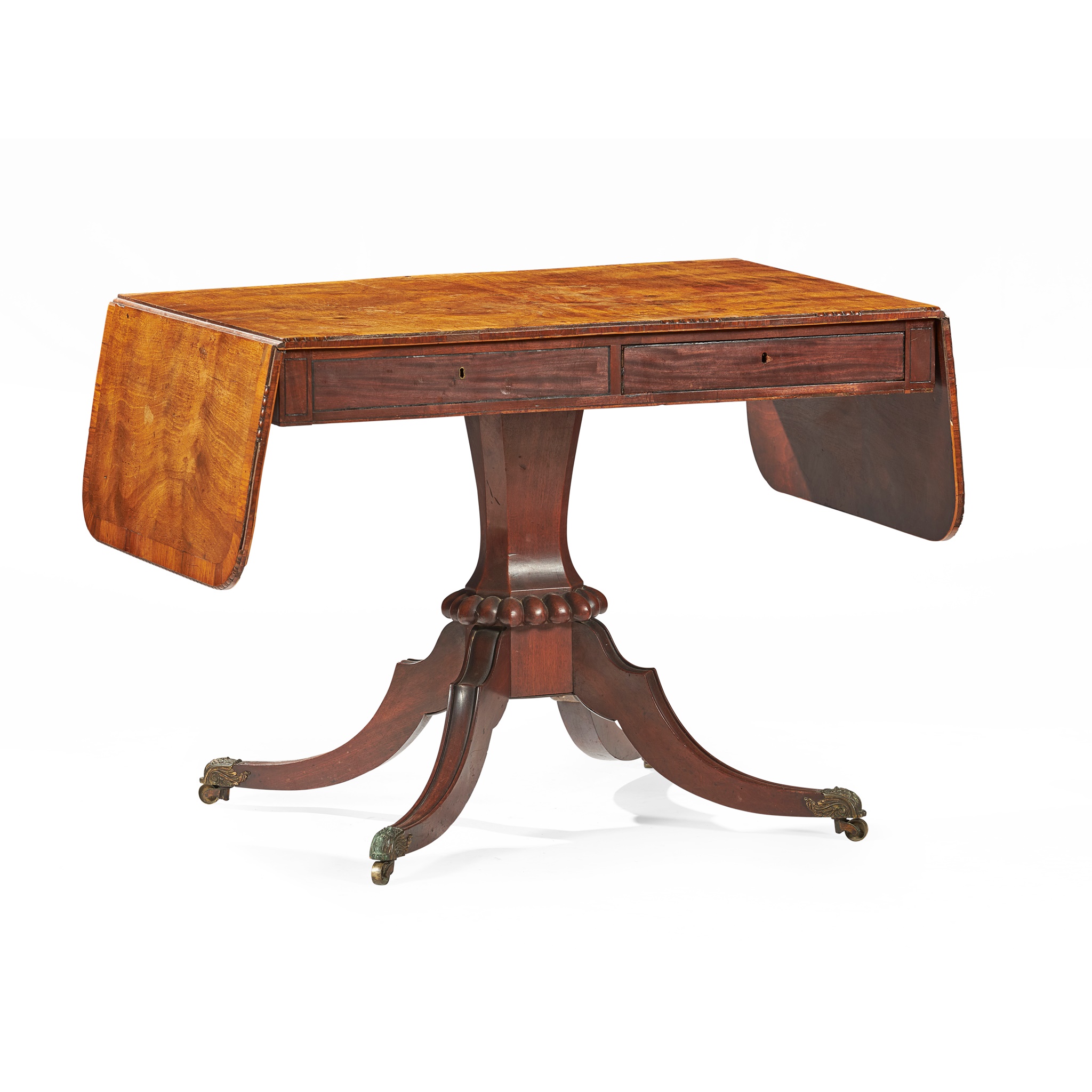 LATE REGENCY ROSEWOOD SOFA TABLE