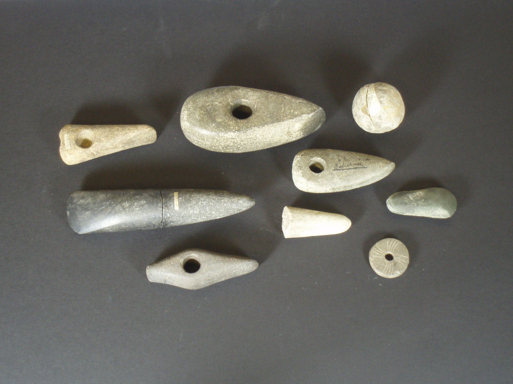 A collection of nine Scandinavian Neolithic stone implements, circa 2000 B.C.