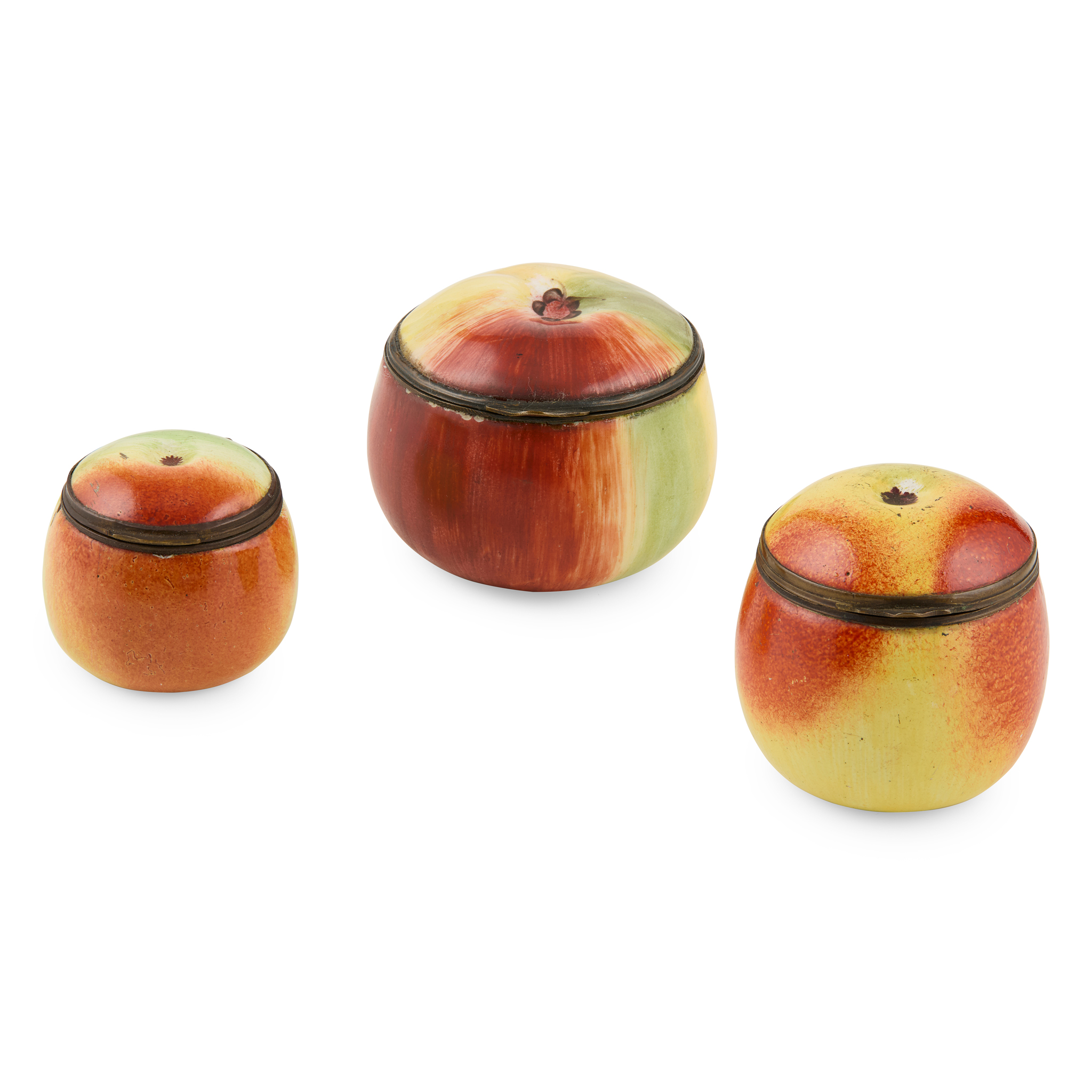 THREE BILSTON BONBONNIERES