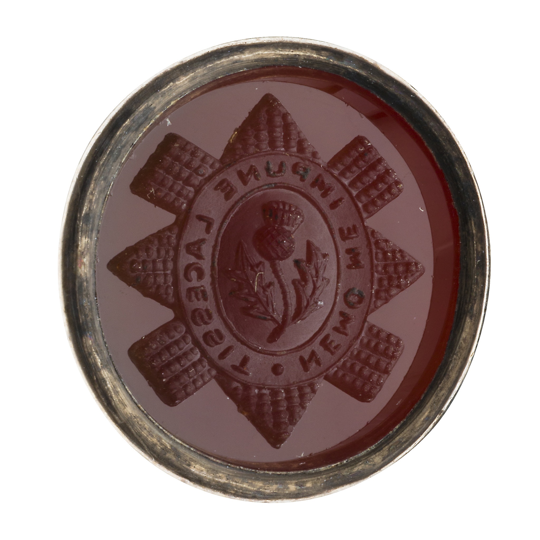 A SCOT'S GUARD REGIMENTAL DESK SEAL