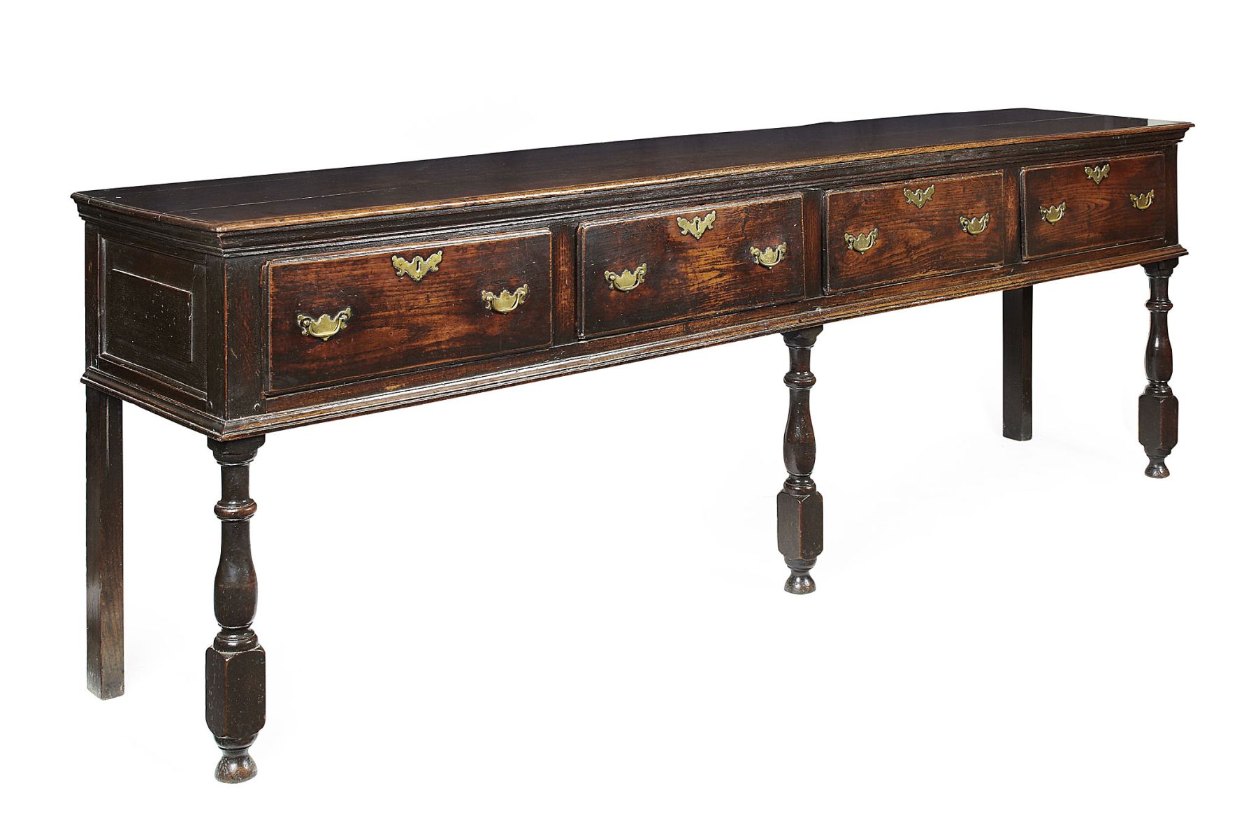 CHARLES II OAK DRESSER BASE