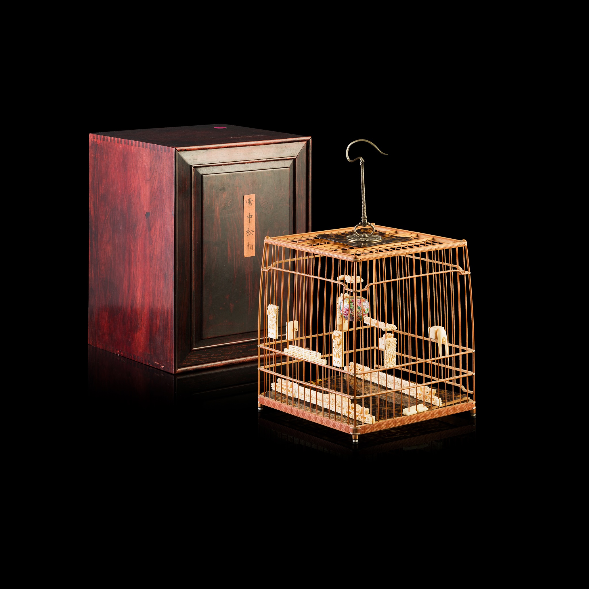 BAMBOO BIRD CAGE