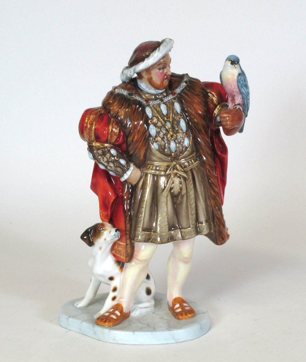ROYAL DOULTON FIGURES OF HENRY VIII AND HIS WIVES