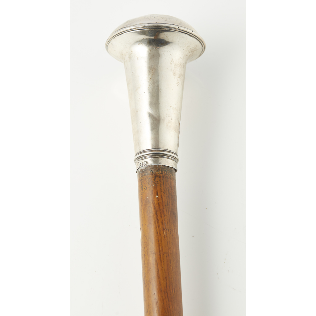 A Silver mounted mace