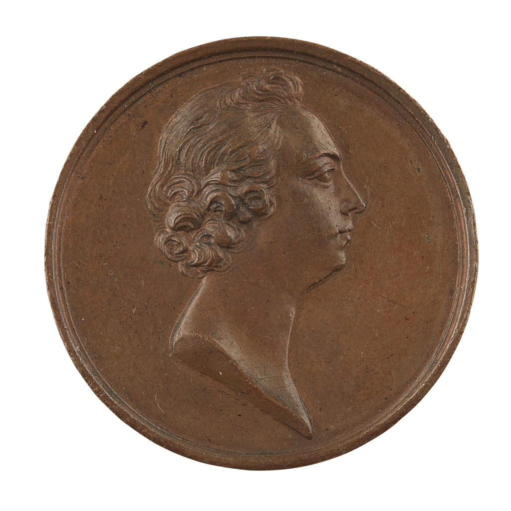 JACOBITE BRONZE PRINCE CHARLES EDWARD STUART OAK SOCIETY MEDALLION