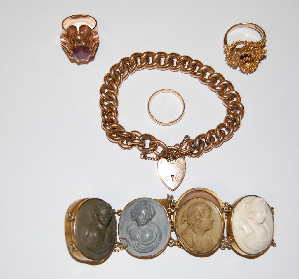 A collection of items,