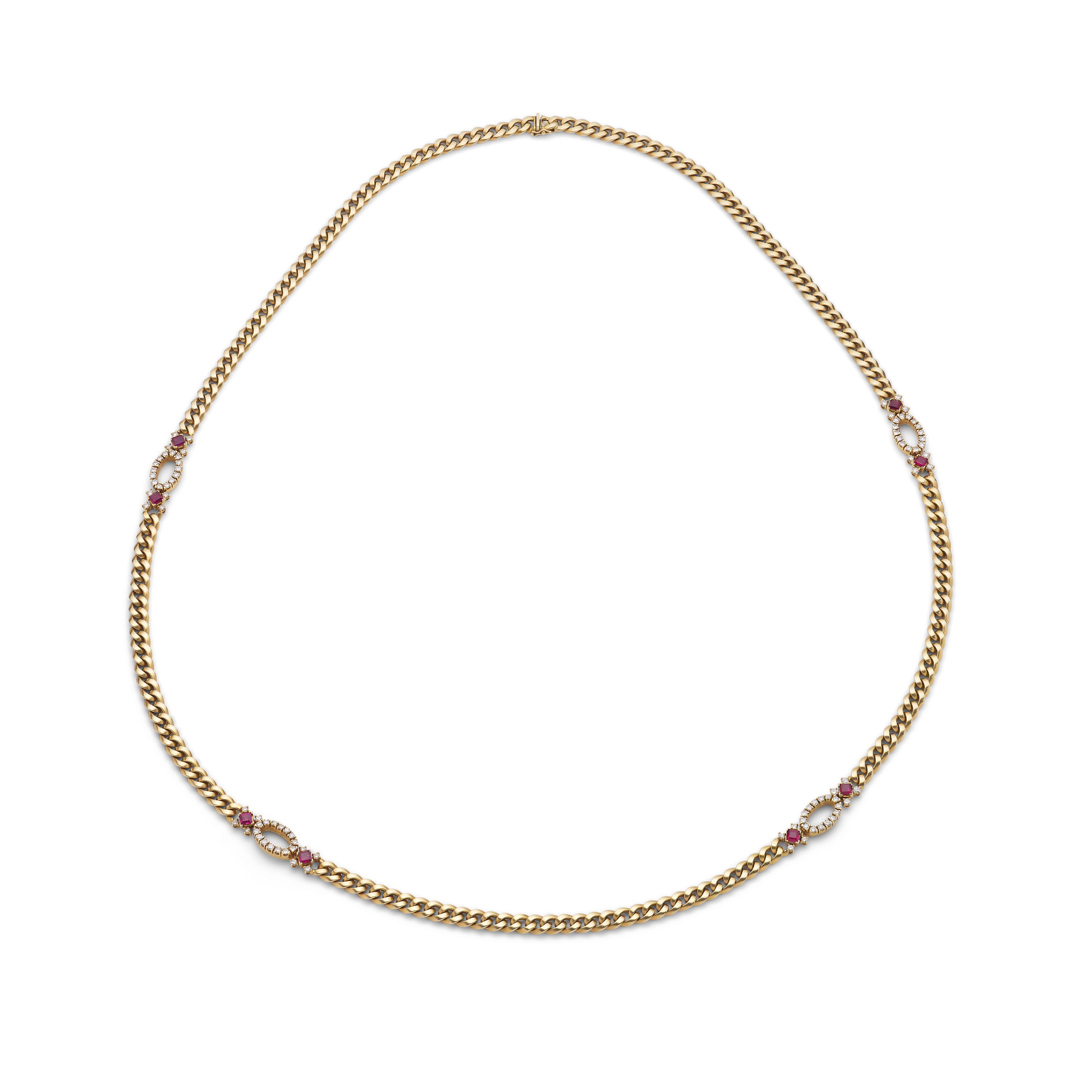 Graff: A ruby and diamond longchain, 1980